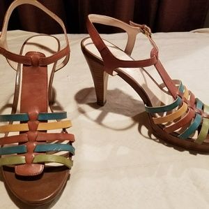 Franco Sarto Heeled Sandals - Size 8M